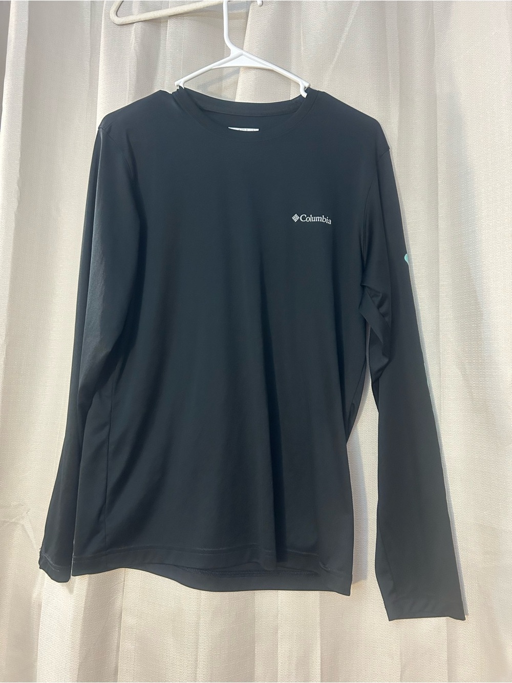 Columbia Men's Black Long Sleeve Performance Tech Trail Crew Neck Shirt Size S/P